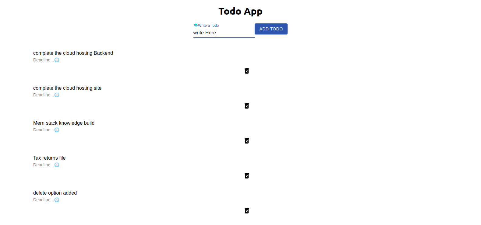 Todo app with React Firebase and Firestore
